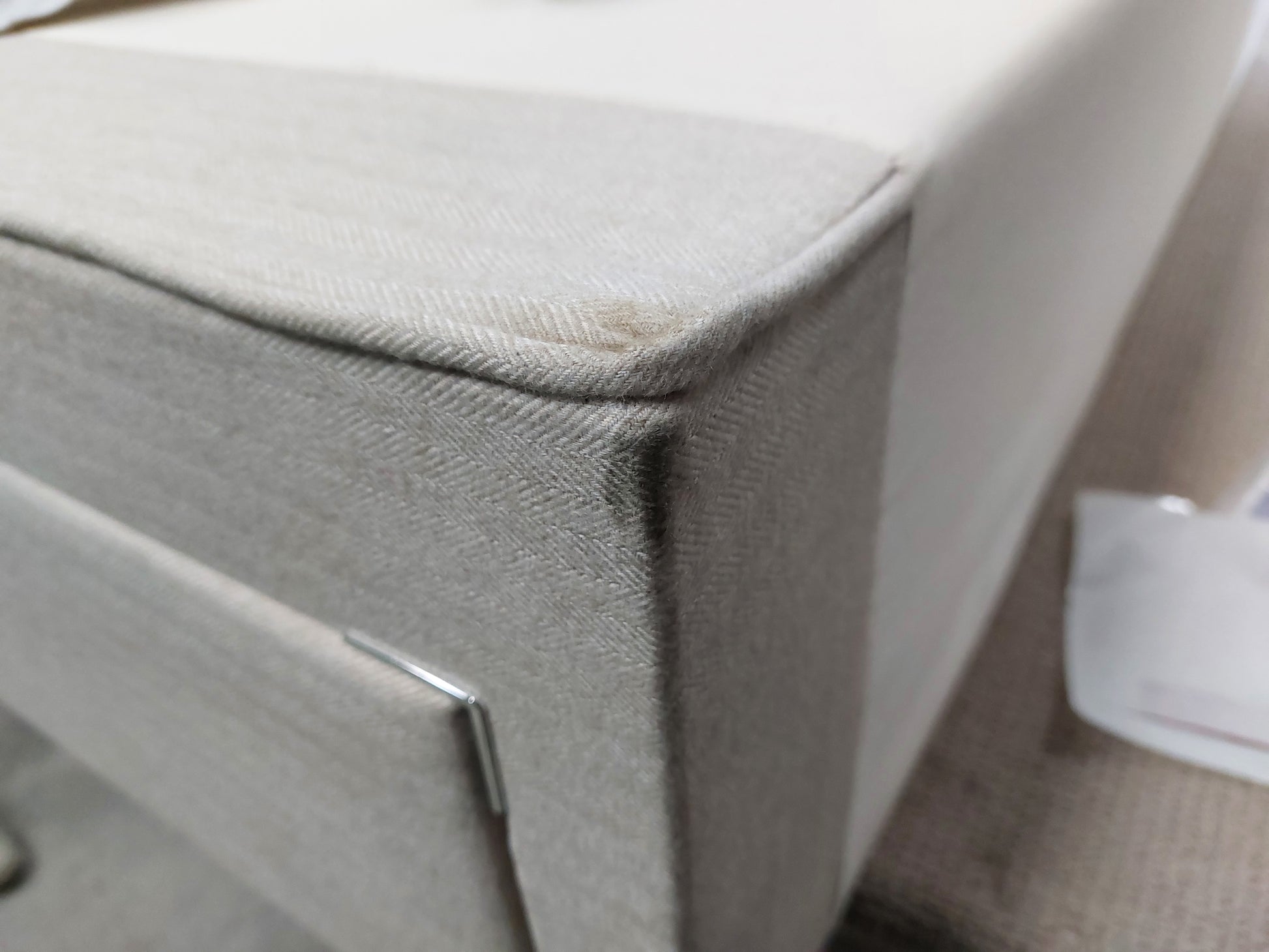 John Lewis Pocket Sprung 4 Drawer Storage Divan Base, King Size, Brushed Tweed Beige