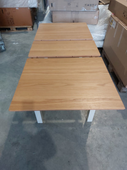 John Lewis Wilton 4-6 Seater Extending Dining Table, Linen