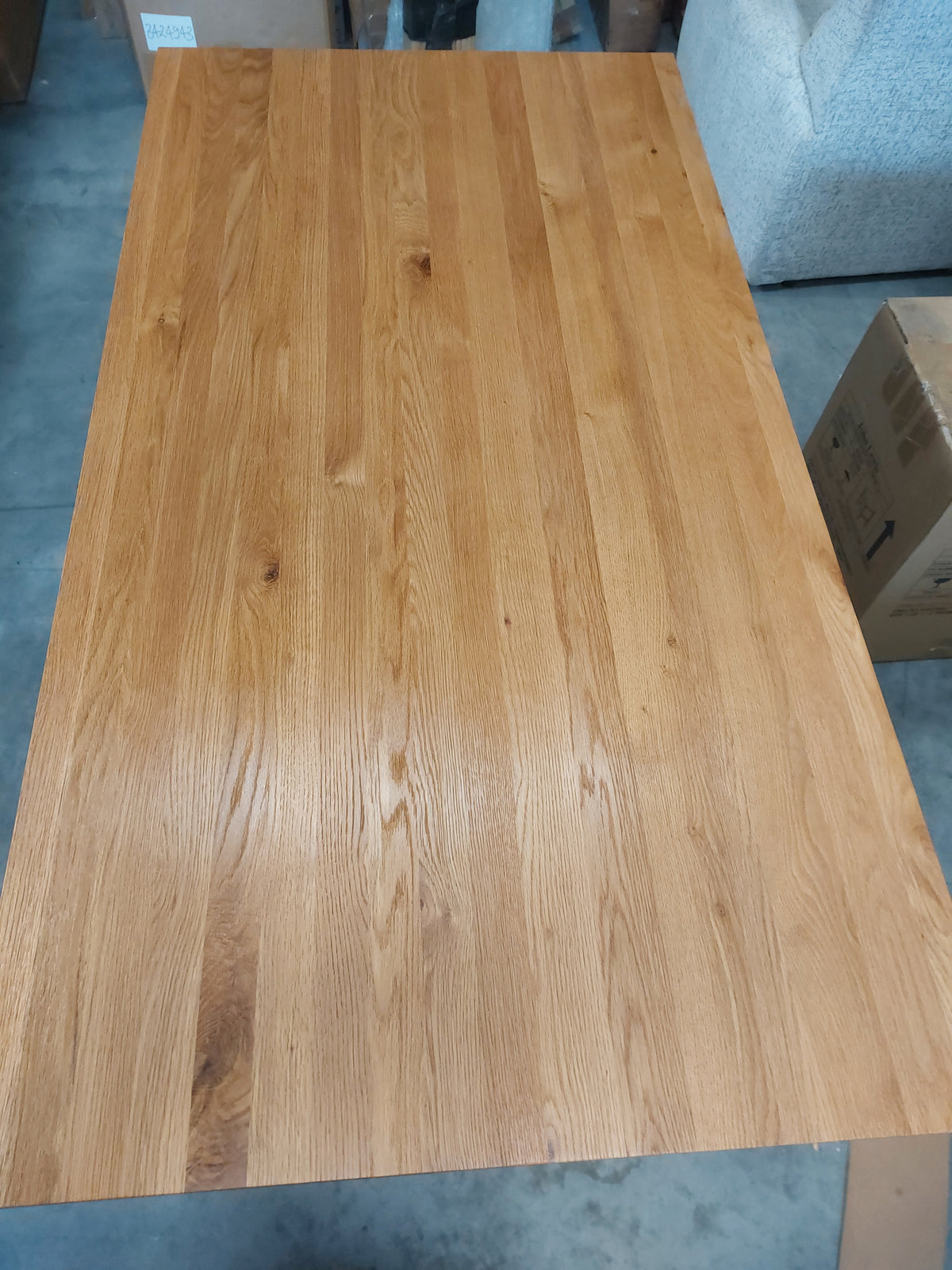 John Lewis Calia 6-10 Seater Extending Dining Table, Sold Oak