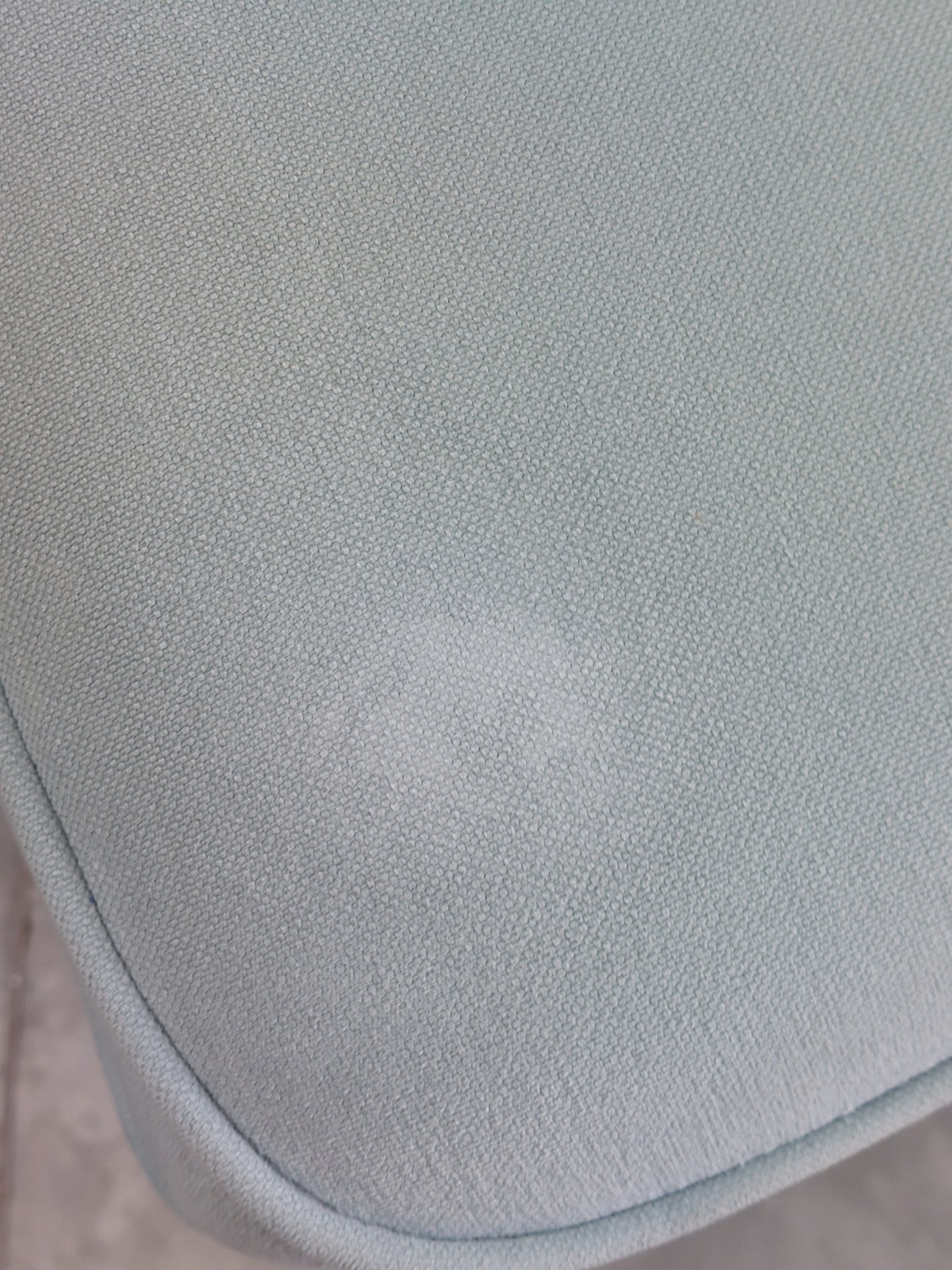 John Lewis Charlotte II Medium 2 Seater Sofa Easy clean eco cotton powder blue  light leg