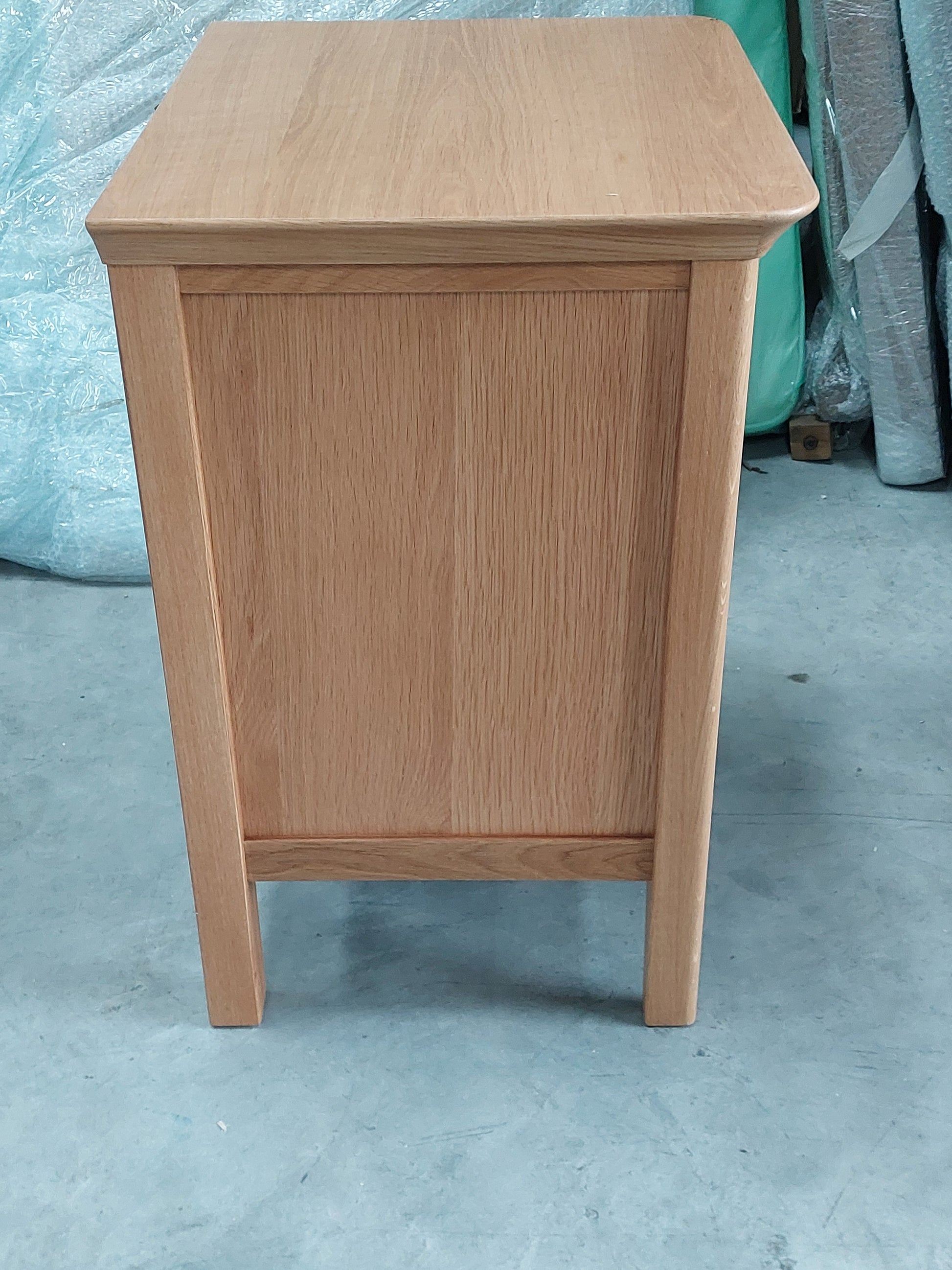 John Lewis Essence 1 Door Bedside Table, Oak