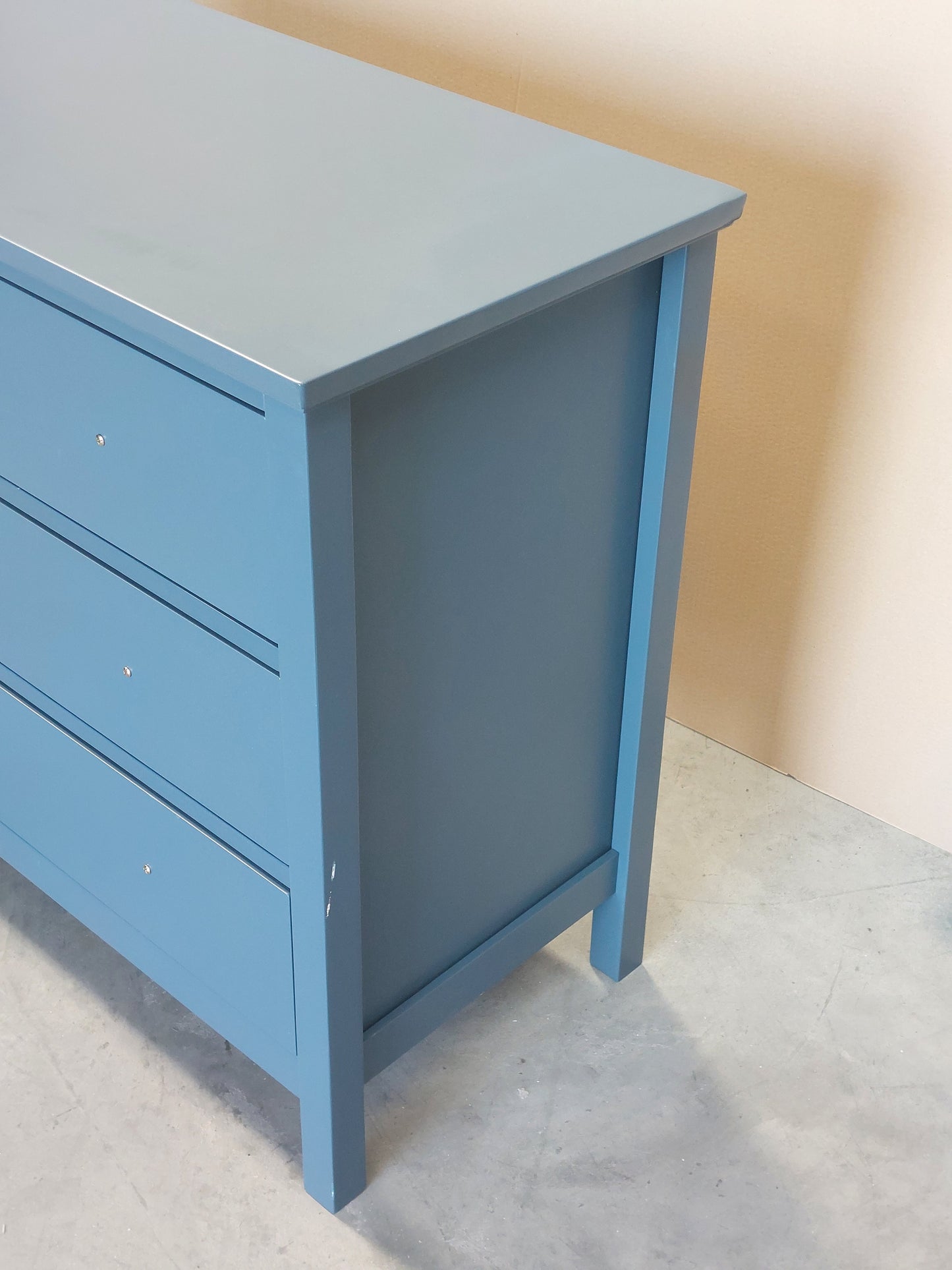 John Lewis Wilton 3 Drawer Chest, Denim Blue Chest