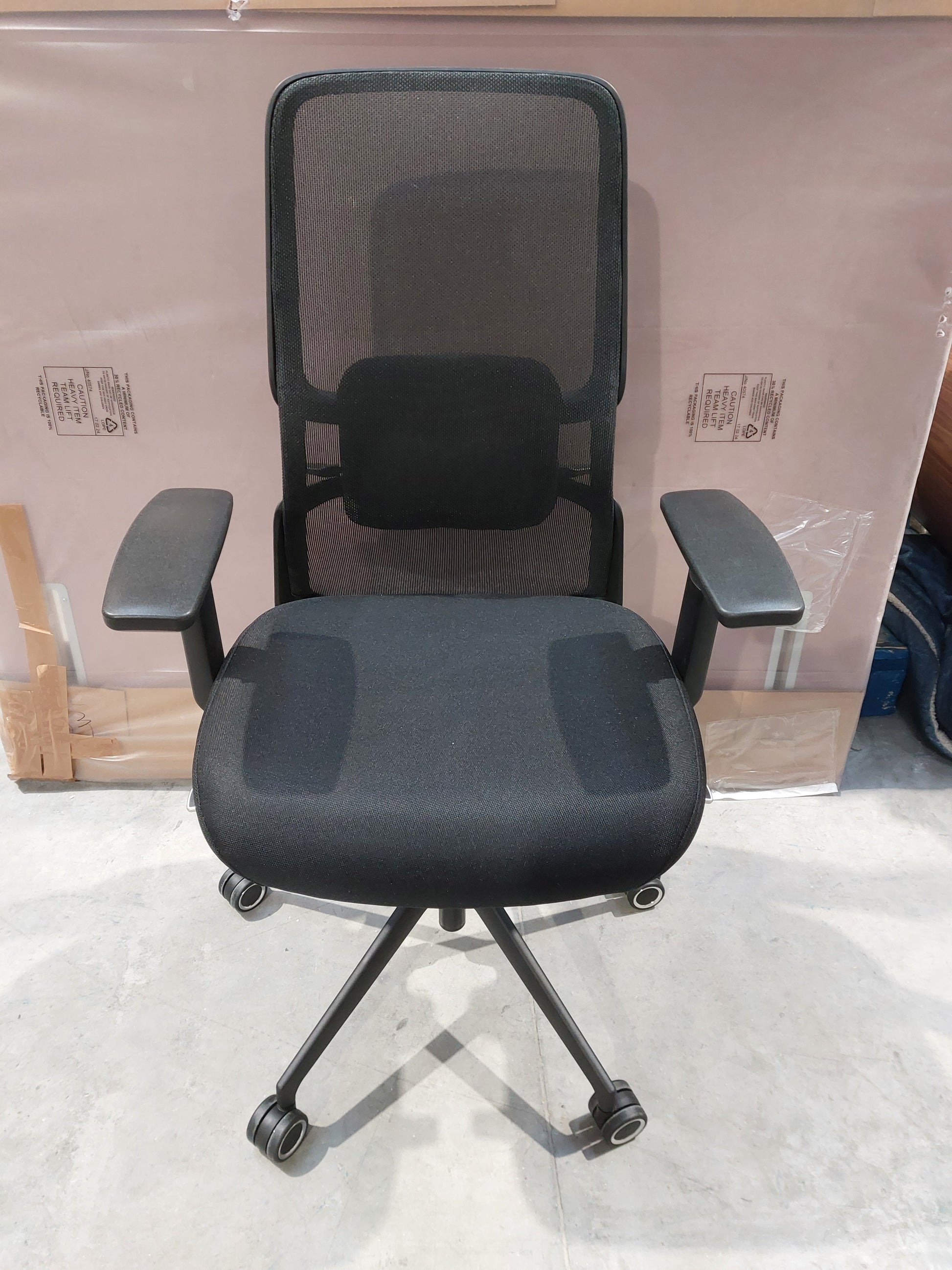 John Lewis James Mesh Office Chair, Black