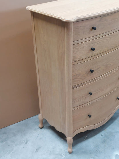 John Lewis Louis 5 Drawer Chest, Oak