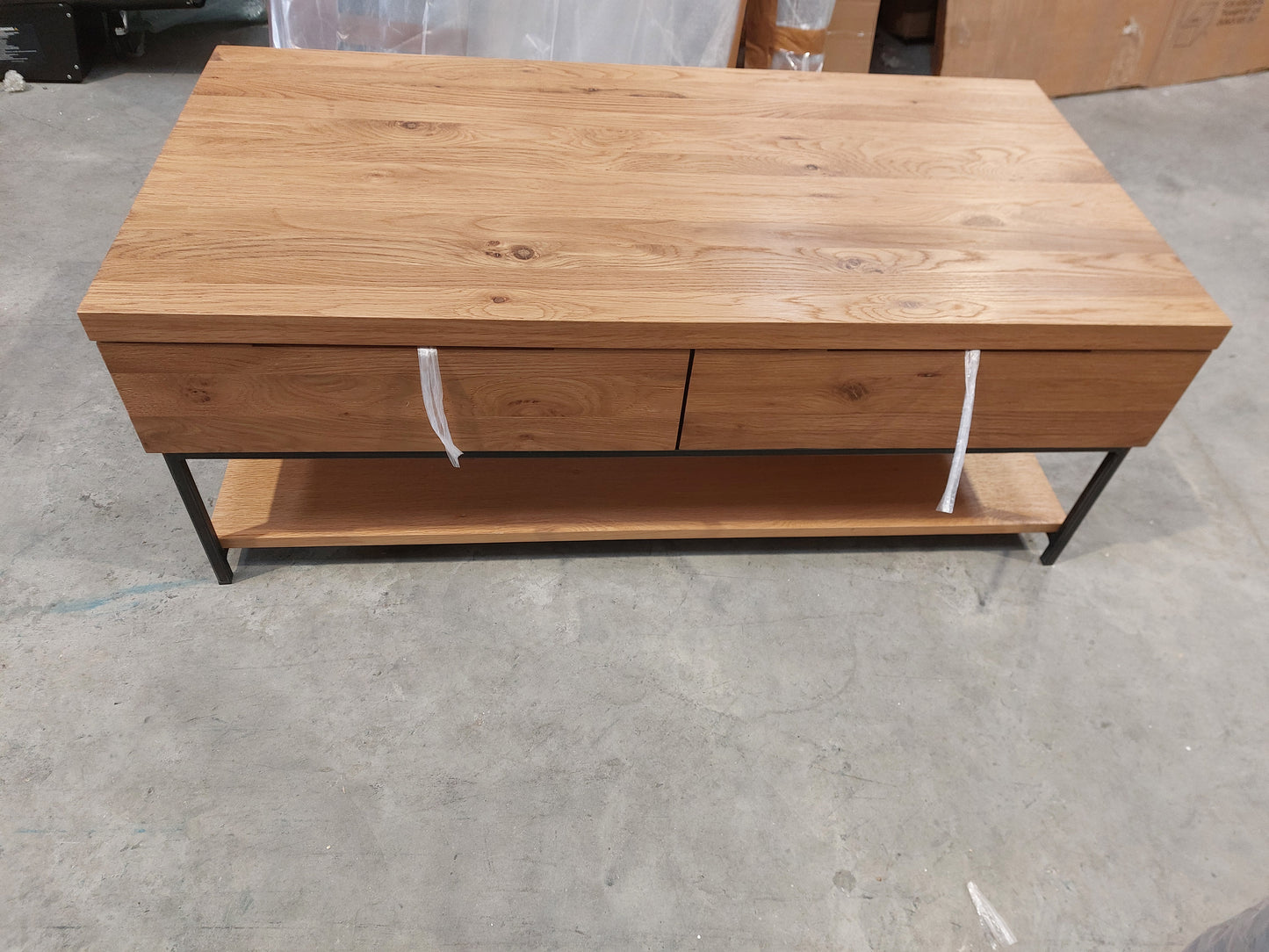 John Lewis Calia Storage Coffee Table, Oak