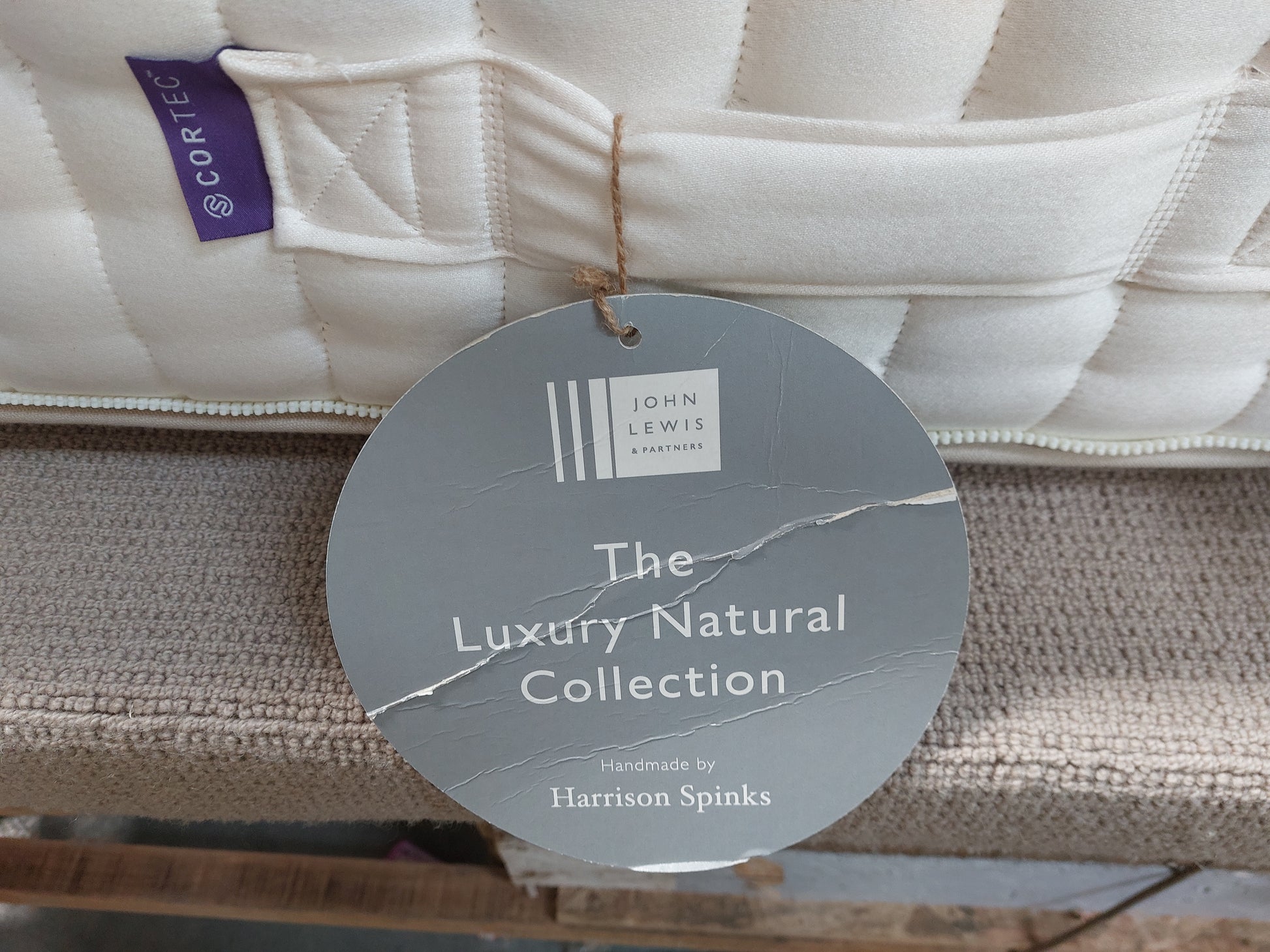 JOHN LEWIS Cashmere 27000 Mattress ZIP LINK 180 x 200cm Superking Pocket