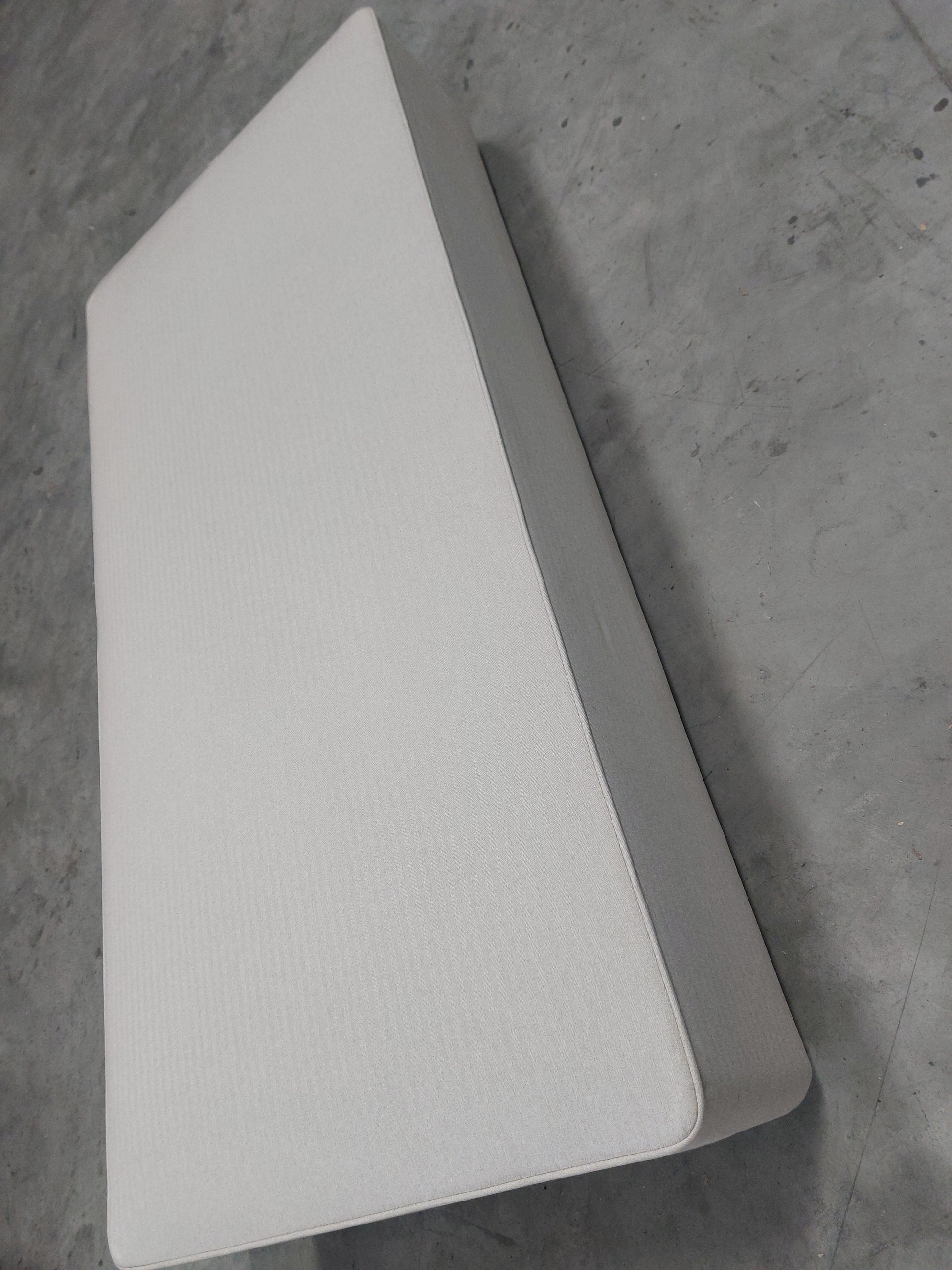 John Lewis Pocket Sprung Upholstered 2 Drawer Divan Base, Single Brushed Tweed