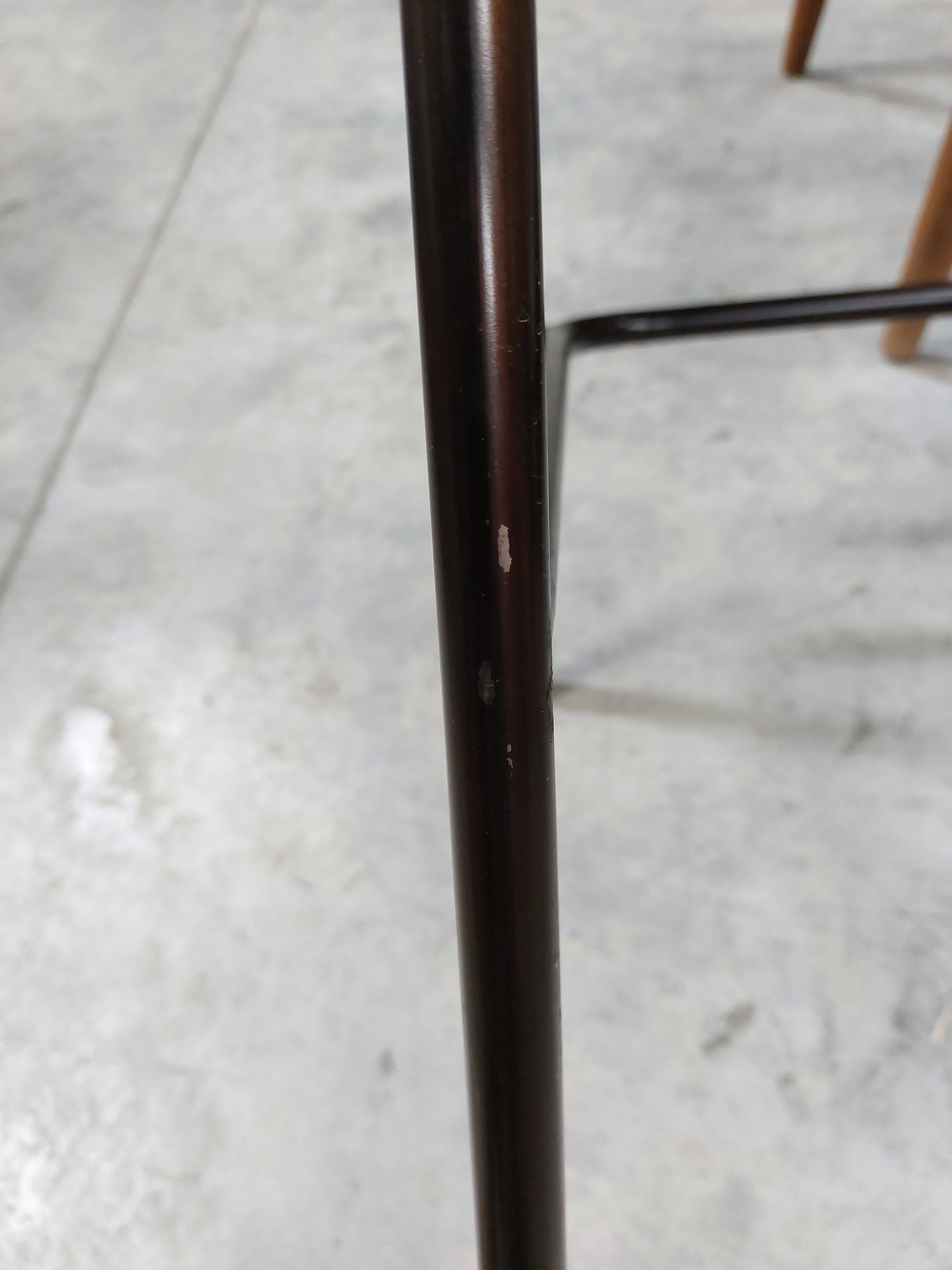 nkuku Ukari Counter Chair, Black