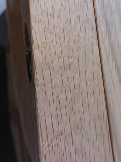 John Lewis Bow 1 Drawer Bedside Table, Natural