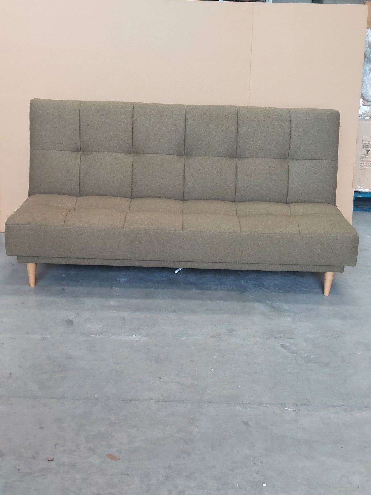 John Lewis Linear Medium 2 Seater Sofa Bed, Light Leg, Cambridge Hunter