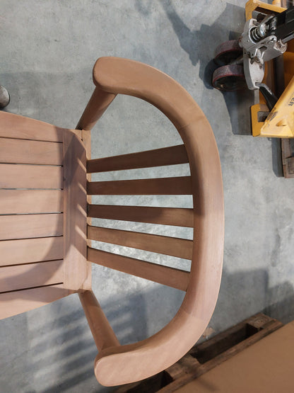 John Lewis Boardwalk Garden Dining Chair, Set of 2, FSC-Certified (Acacia Wood), Natural