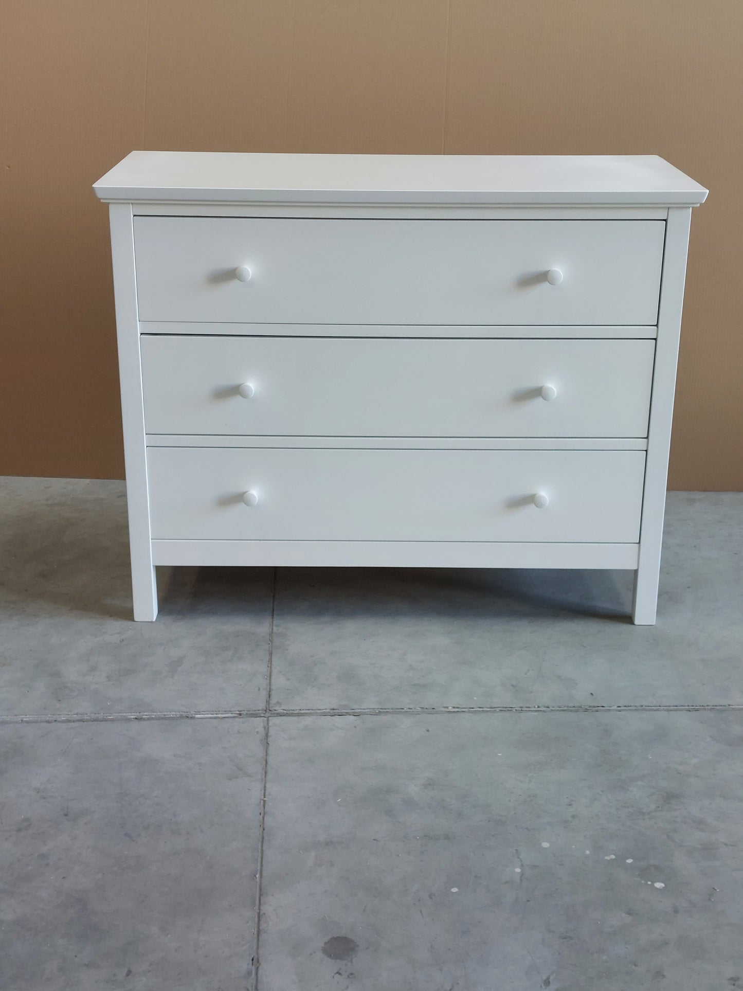 John Lewis Wilton 3 Drawer Chest White