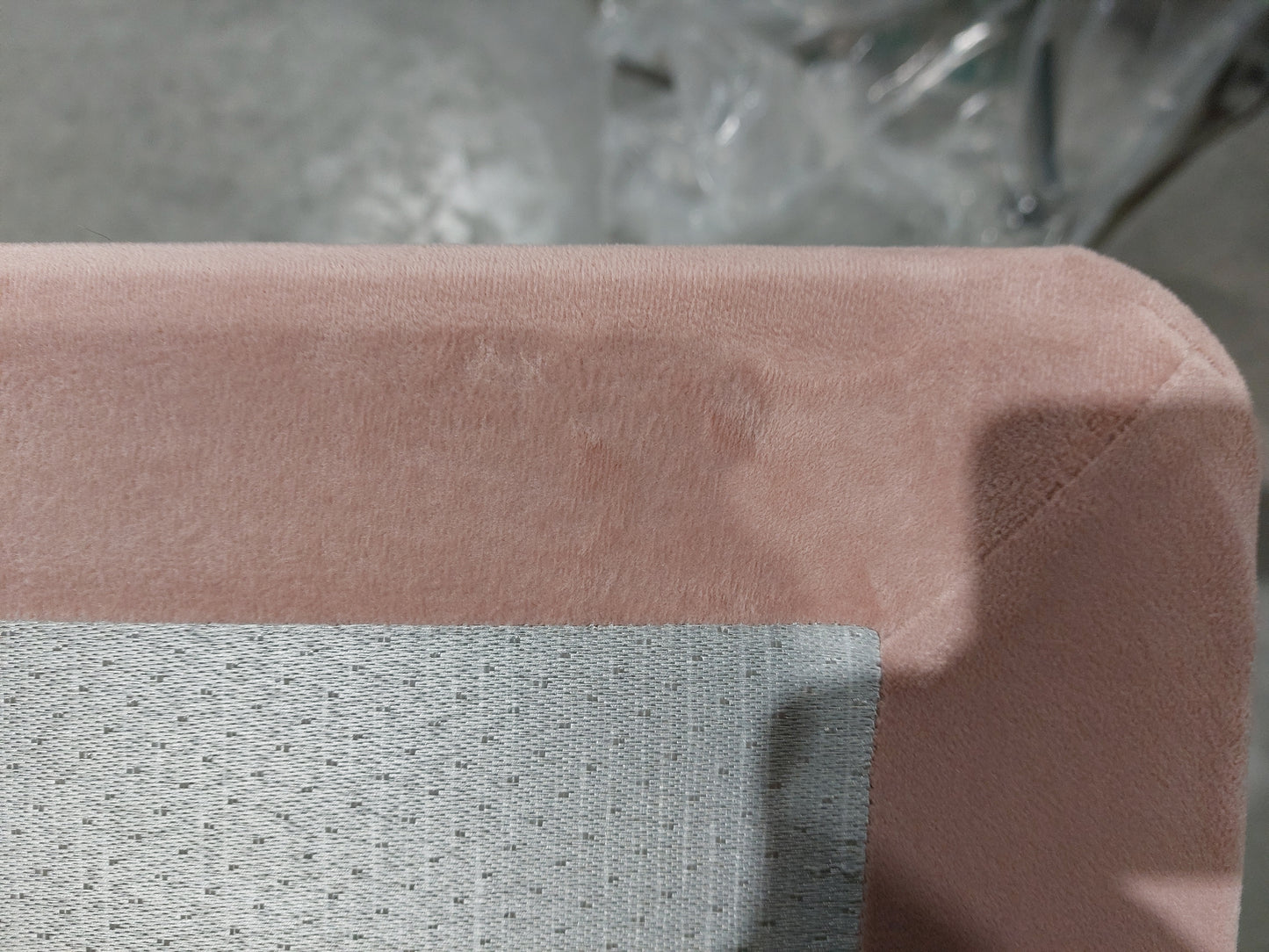 Silentnight 2 Drawer Continental Half Ottoman Divan Storage Bed, Dusky Pink