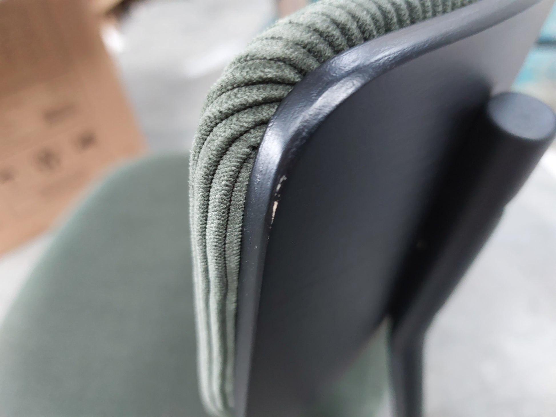 John Lewis ANYDAY Motion Corduroy Upholstered Dining Chairs, Set of 2, Green