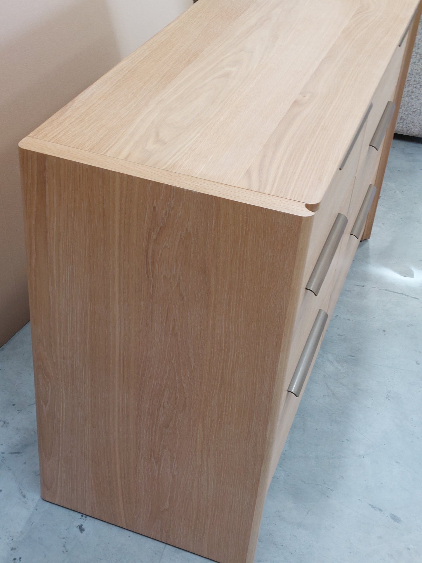 John Lewis Rest 6 Drawer Chest, Natural Wood