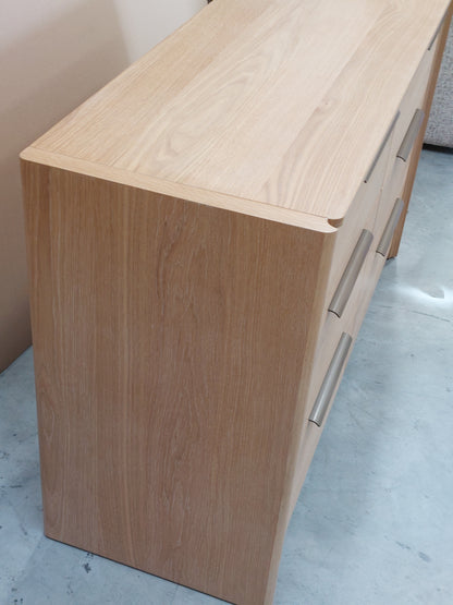 John Lewis Rest 6 Drawer Chest, Natural Wood