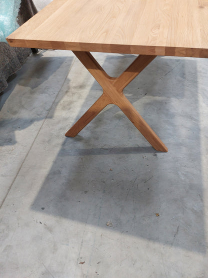 John Lewis Milton Fixed Dining Table, Oak