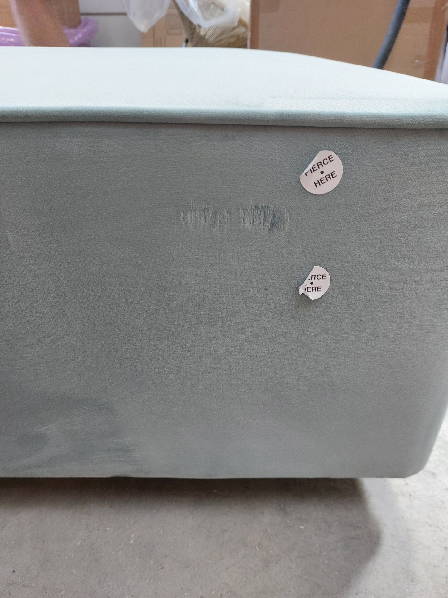 John Lewis Pocket Sprung 2 Drawer Divan Base, Double, Deep Velvet Eau De Nil