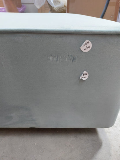 John Lewis Pocket Sprung 2 Drawer Divan Base, Double, Deep Velvet Eau De Nil
