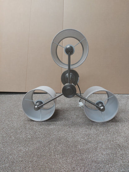 John Lewis Isabel Semi Flush Ceiling Light, Pewter