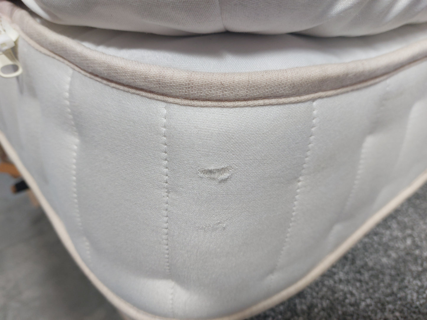 John Lewis King Size Mattress Pillow Top 4250 Zip & Link British Natural Herdwick