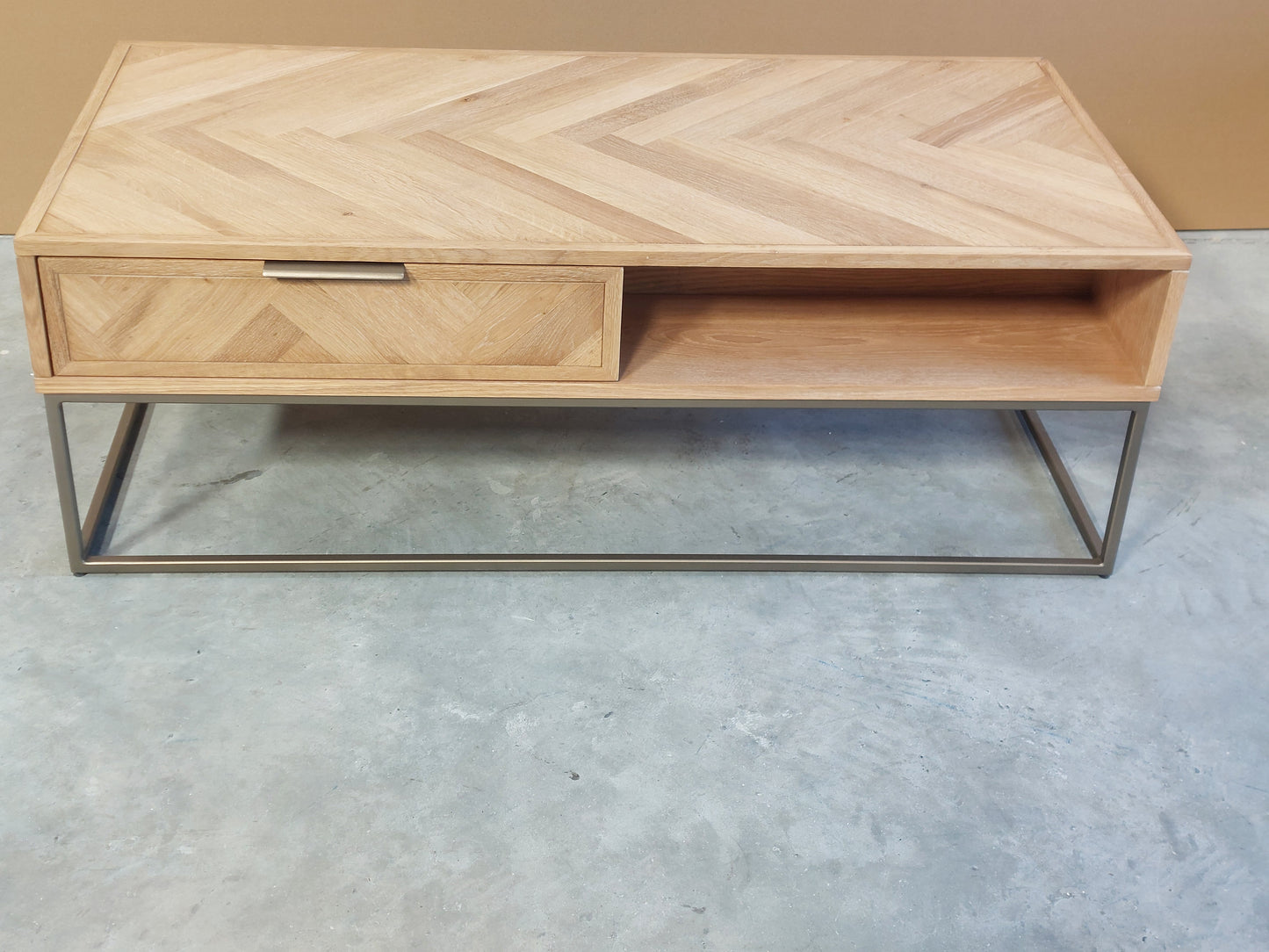 John Lewis Coffee Table Estate 2 Drawer Oak Wood Natural