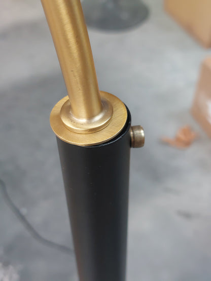 John Lewis Floor Lamp Hector Antique Brass/Black
