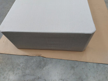 Silentnight 2 Drawer Divan Base, Single, Light Grey