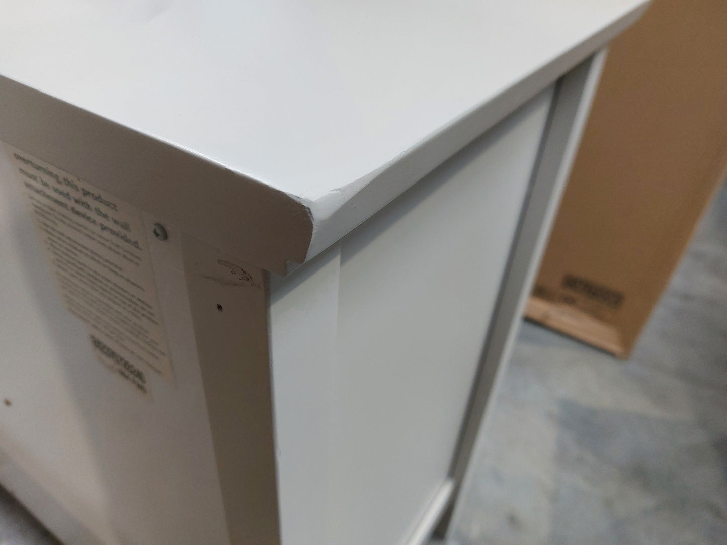 John Lewis Wilton 3 Drawer Chest, Linen