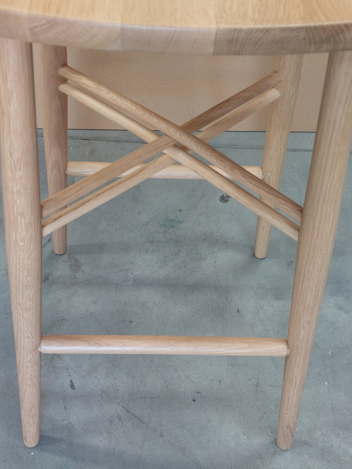 ercol for John Lewis Shalstone Bar Stool, Oak Kitchen Diner