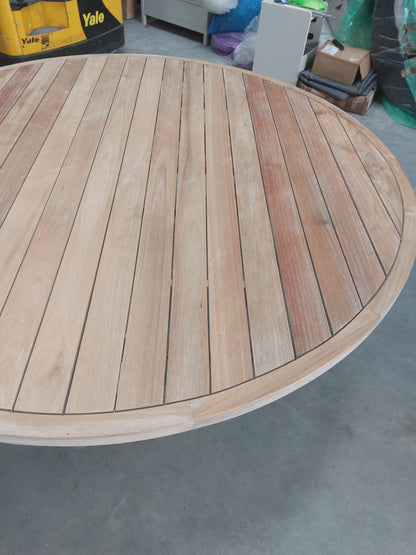 KETTLER Cora 8-Seater Round Garden Dining Table FSC-Certified (Acacia Wood), Natural