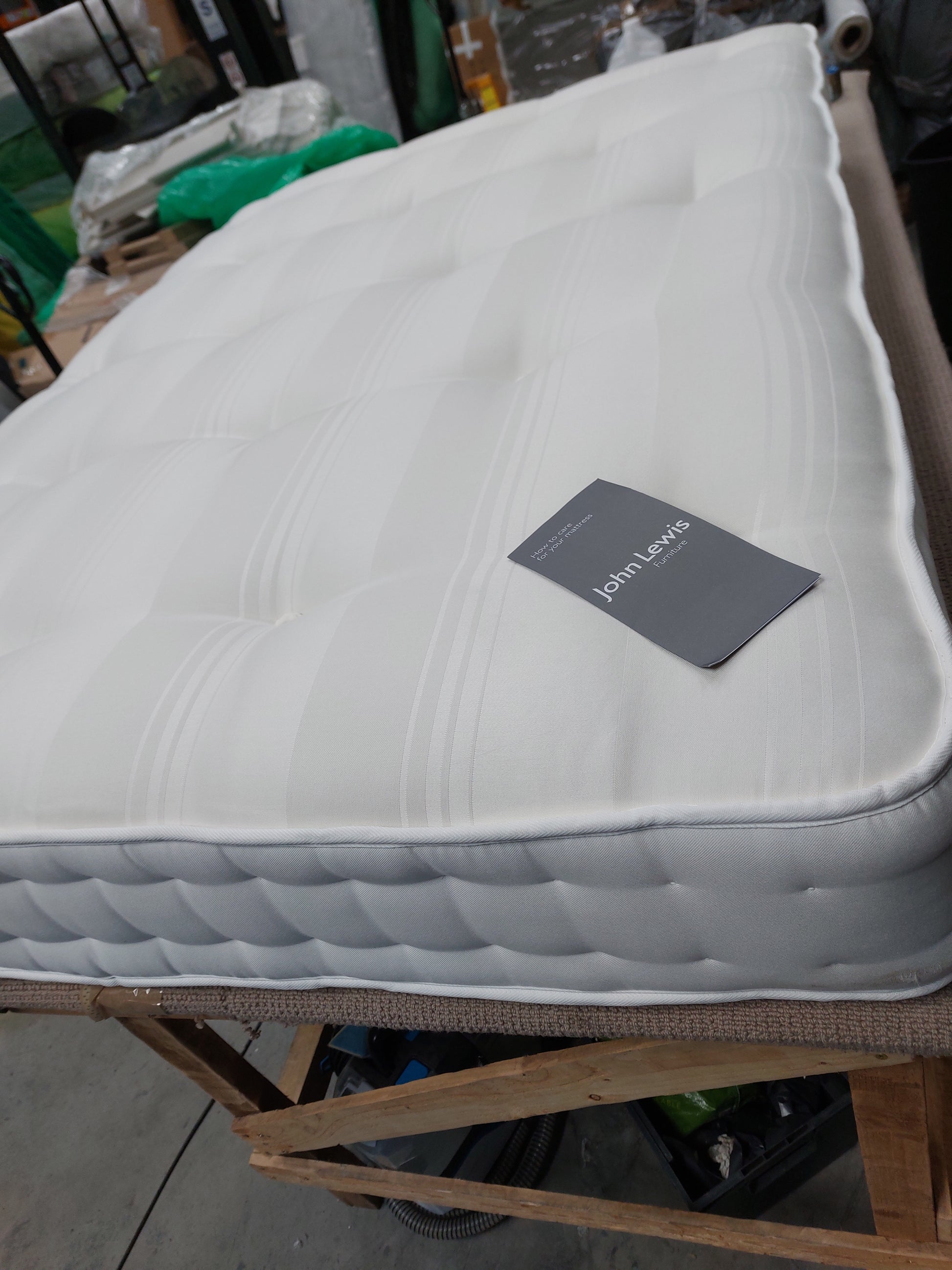 John Lewis Waitrose Wool NO. 2 Pocket Spring Mattress, Medium Tension, Double