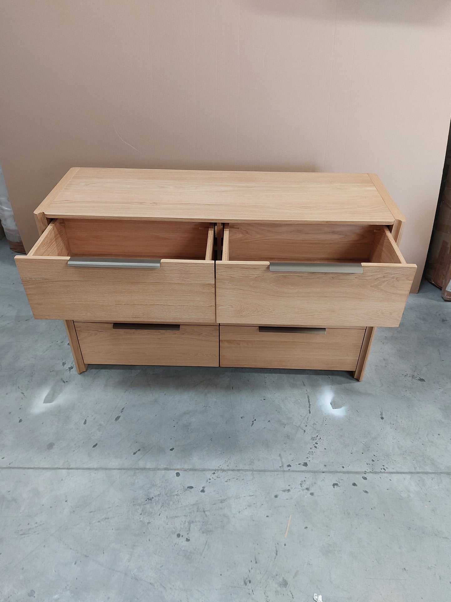 John Lewis Rest 6 Drawer Chest, Natural Wood