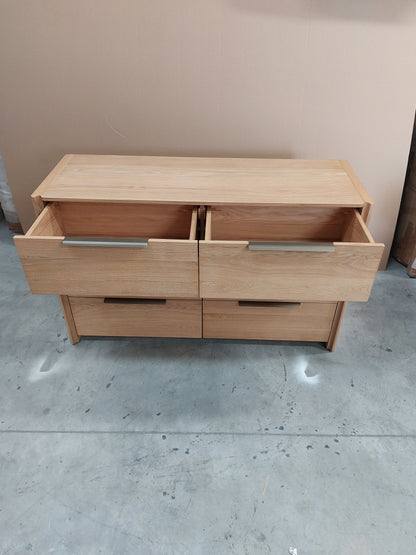 John Lewis Rest 6 Drawer Chest, Natural Wood