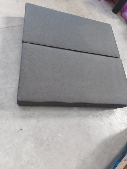 John Lewis Pocket Sprung 2 Drawer Divan Base, Emperor, Brushed Tweed