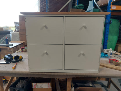 ANYDAY Wilton Shoe Storage Cabinet Linen