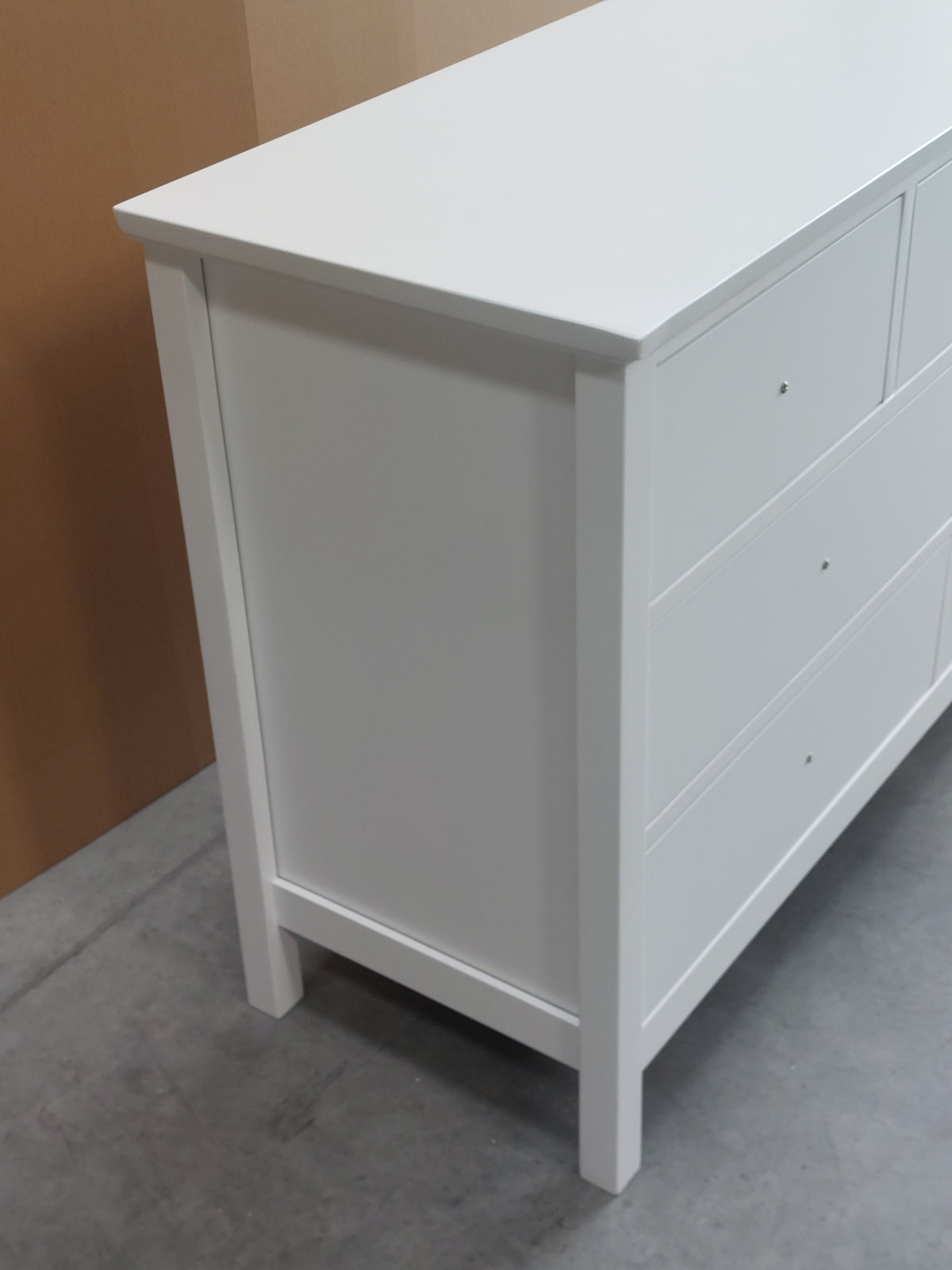 John Lewis Chest of Drawer White Wilton 7 Drawer Chest