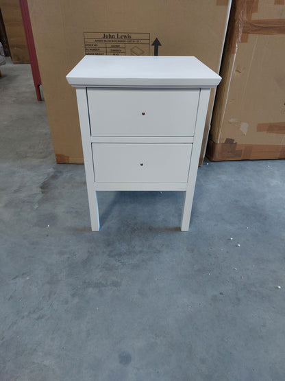 List - WILTON ASSEMBLED 2DW B/SD WH