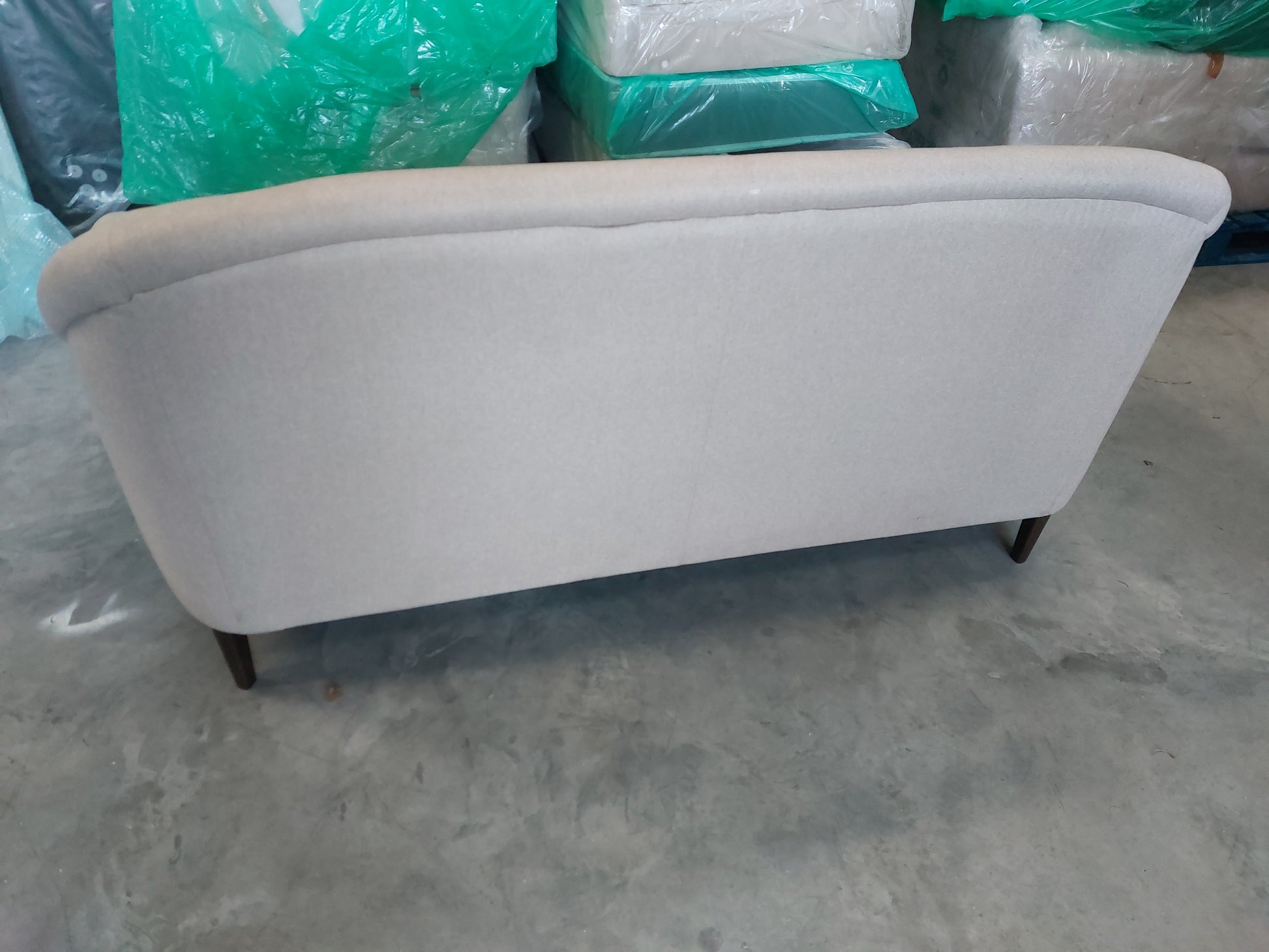 John Lewis Fireside Large 3 Seater Sofa Natural Brushed Tweed