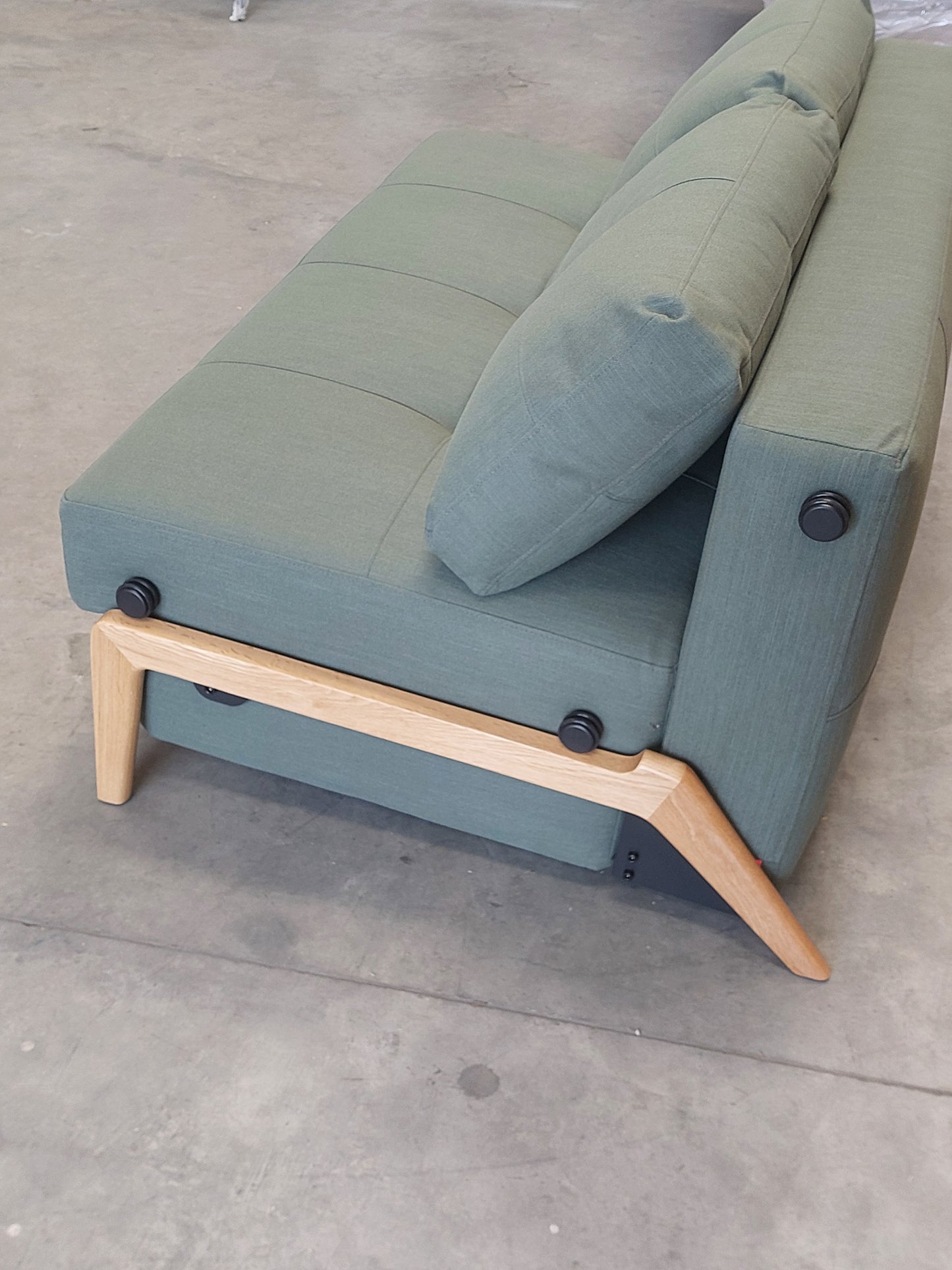 Innovation Living Cubed 140 Sofa Bed, Elegance Green 518
