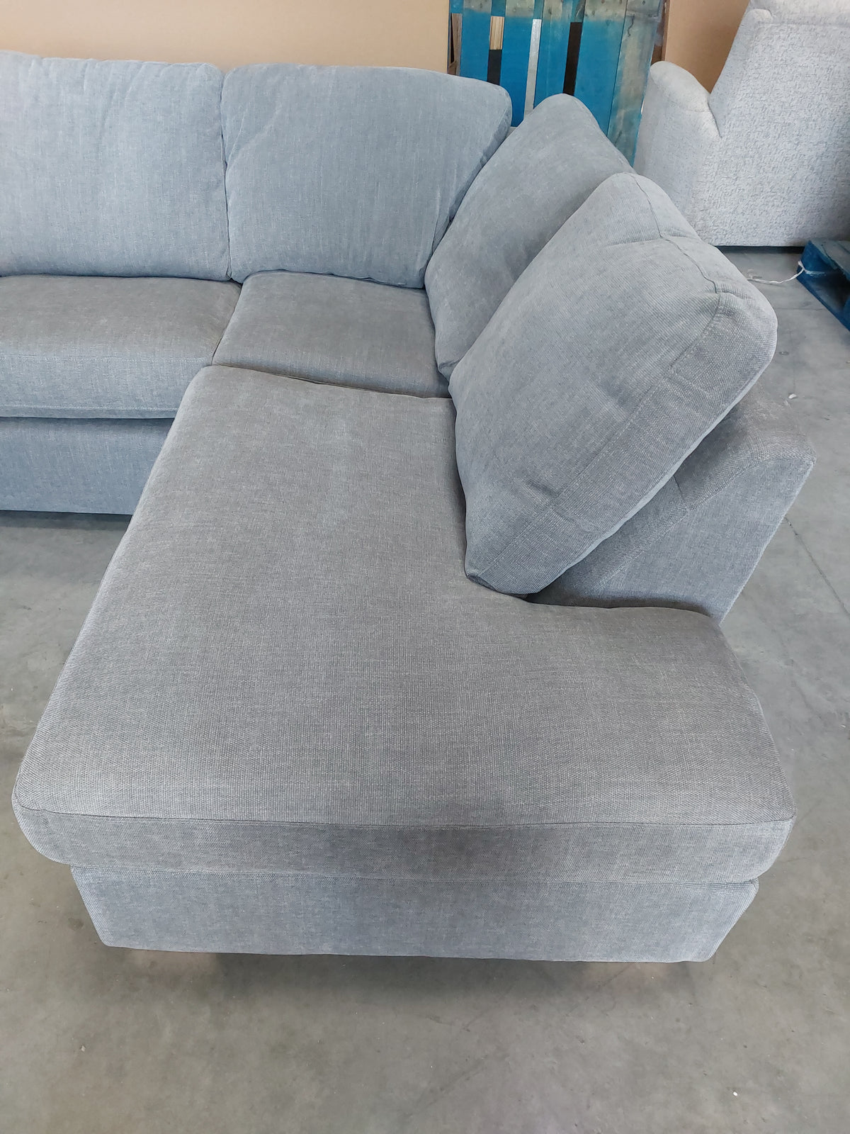 John Lewis Camden 5+ Seater RHF Corner End Chaise Steel Easy Clean