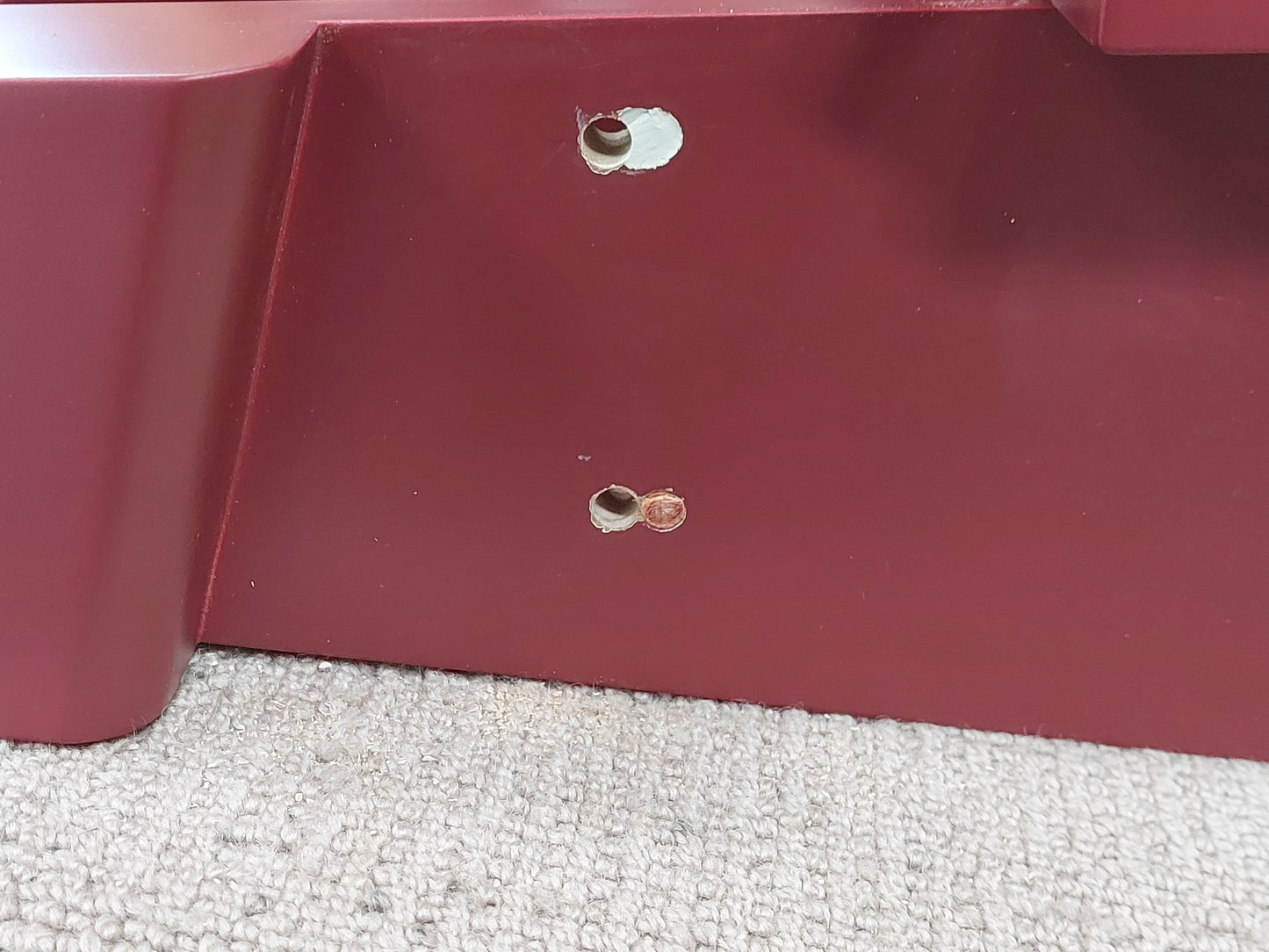 John Lewis Lift Storage Desk Red