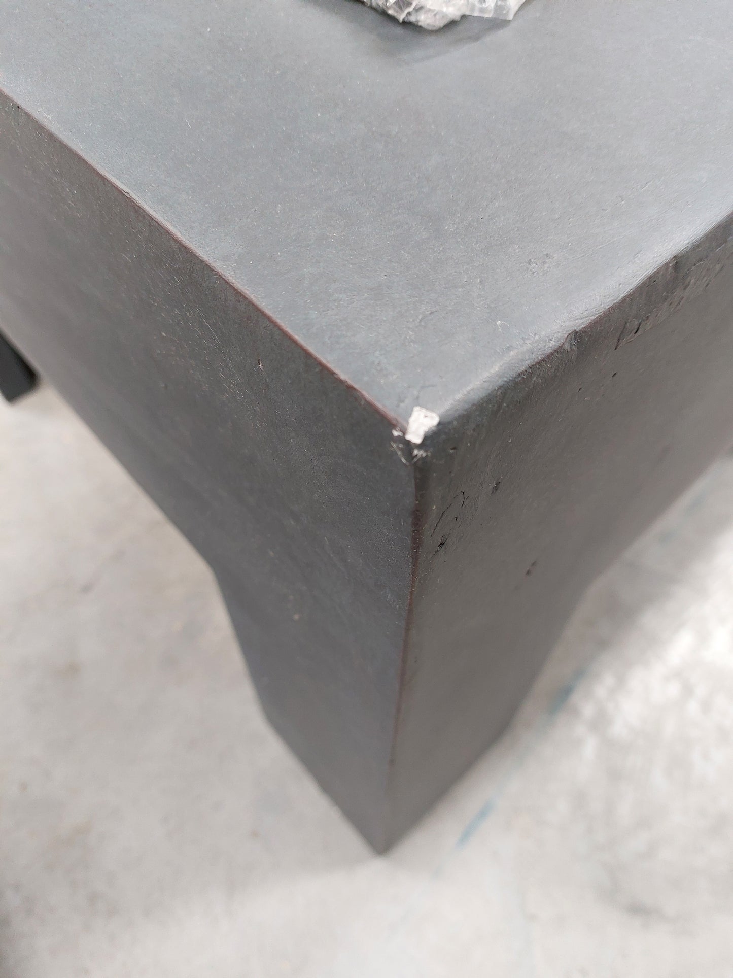 Ivyline Square Console Firepit, Grey