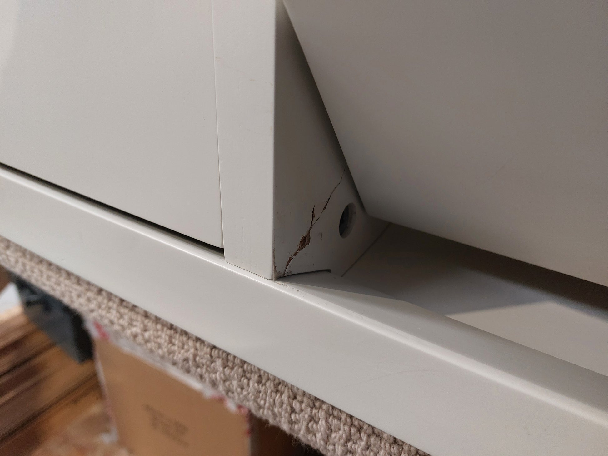 ANYDAY Wilton Shoe Storage Cabinet Linen