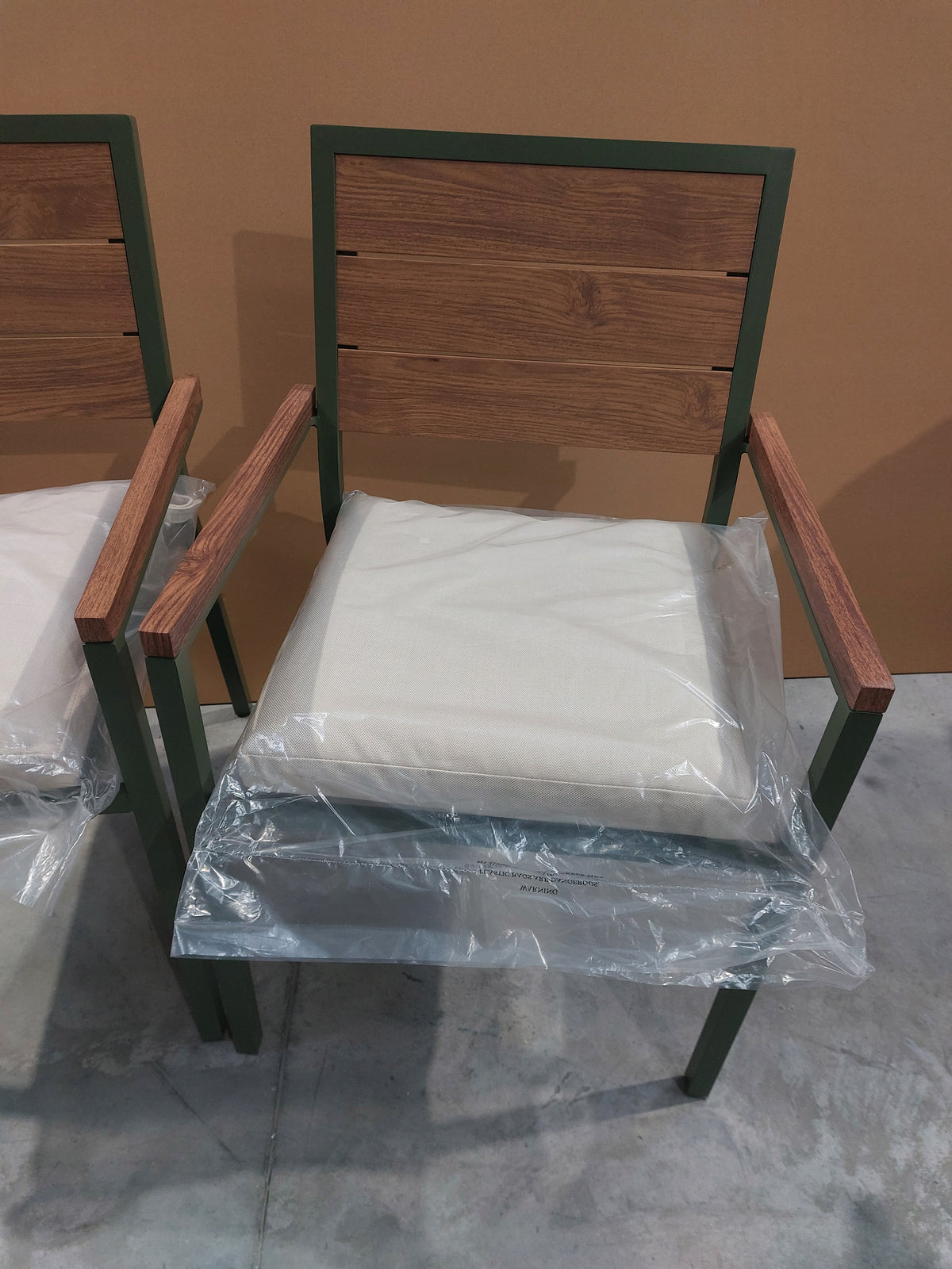 John Lewis Platform 6-Seater Garden Extending Dining Table & Chairs Set,  Green