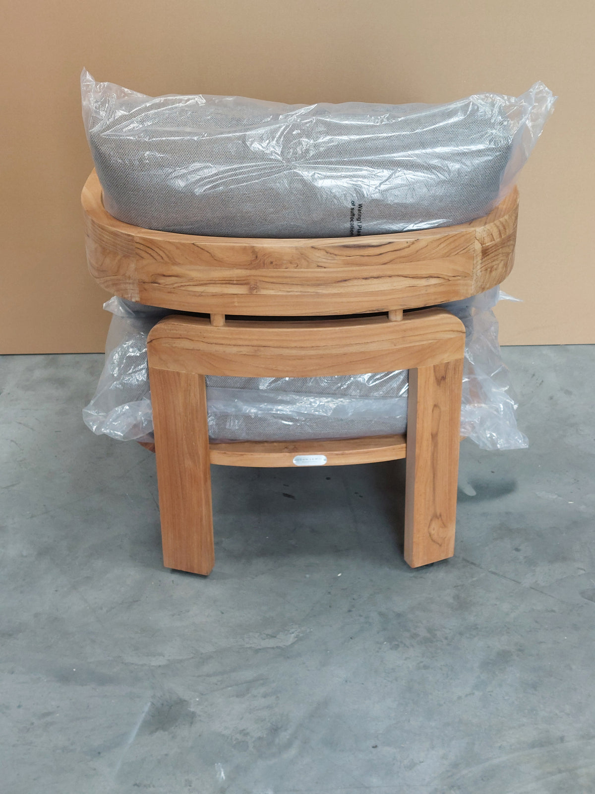 John Lewis Terra Teak Wood Garden Lounge Chair