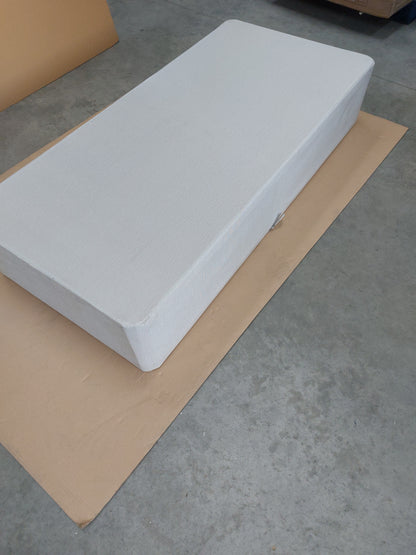 Silentnight 2 Drawer Divan Base, Single, Light Grey