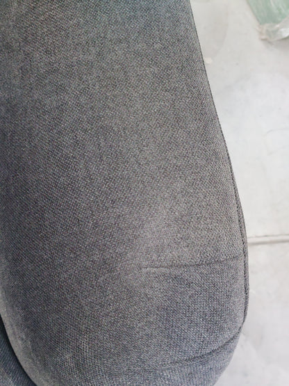 John Lewis Clover Small 2 Seater Sofa, Dark Leg, Chenille Charcoal