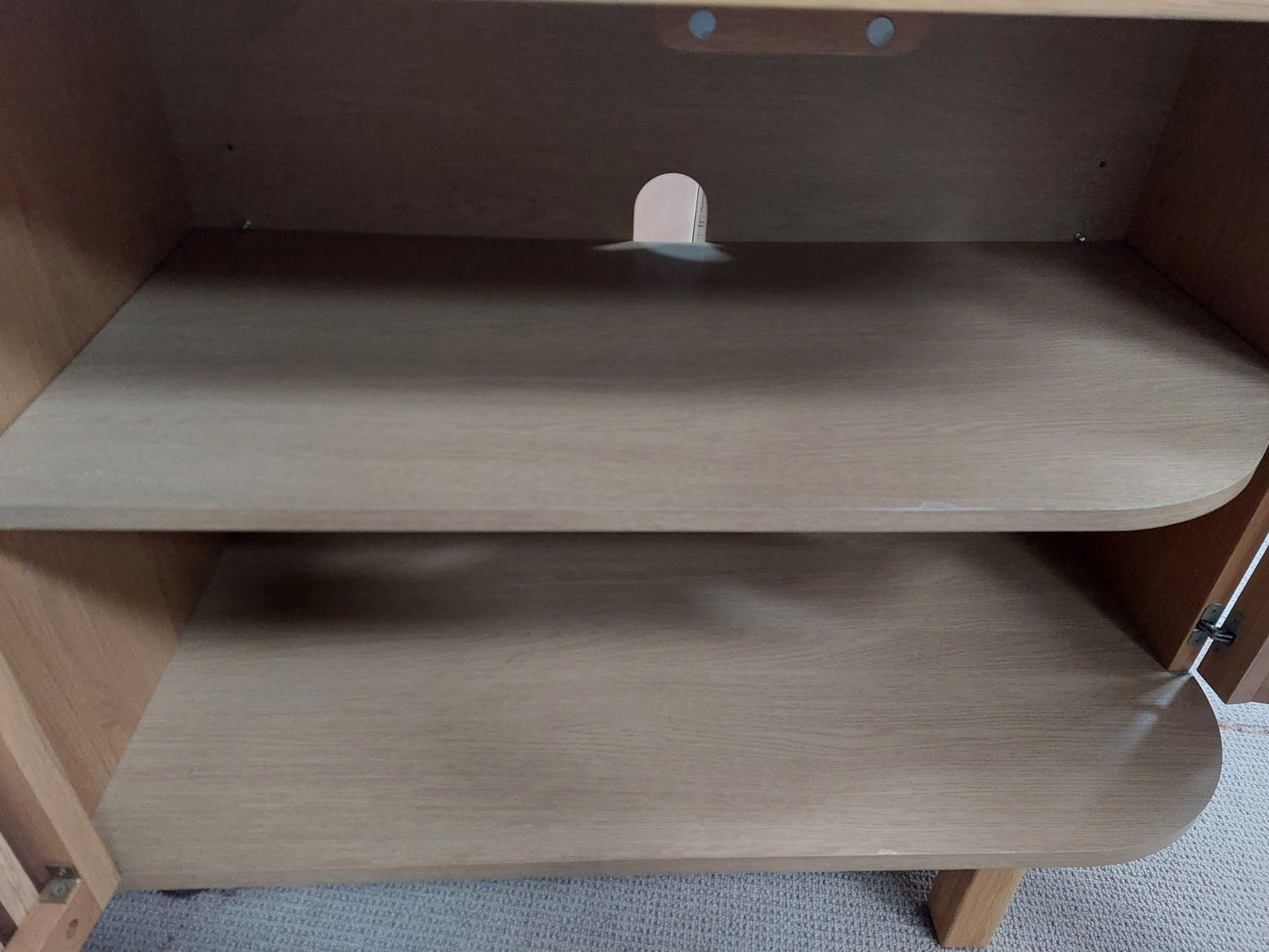 John Lewis Slatted TV Stand Sideboard for TVs up to 60", Oak