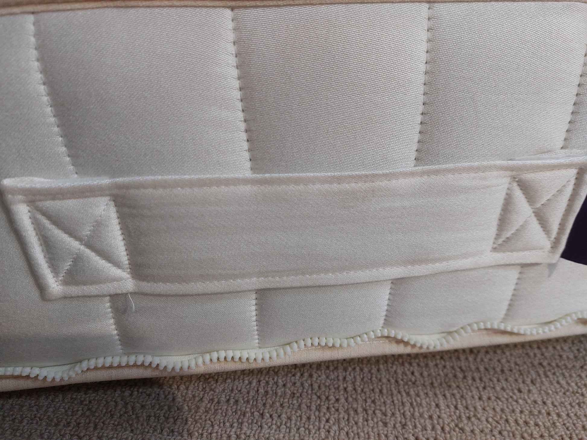 John Lewis British Natural Collection Hemp 2750 Zip Link Regular Tension Super King Size